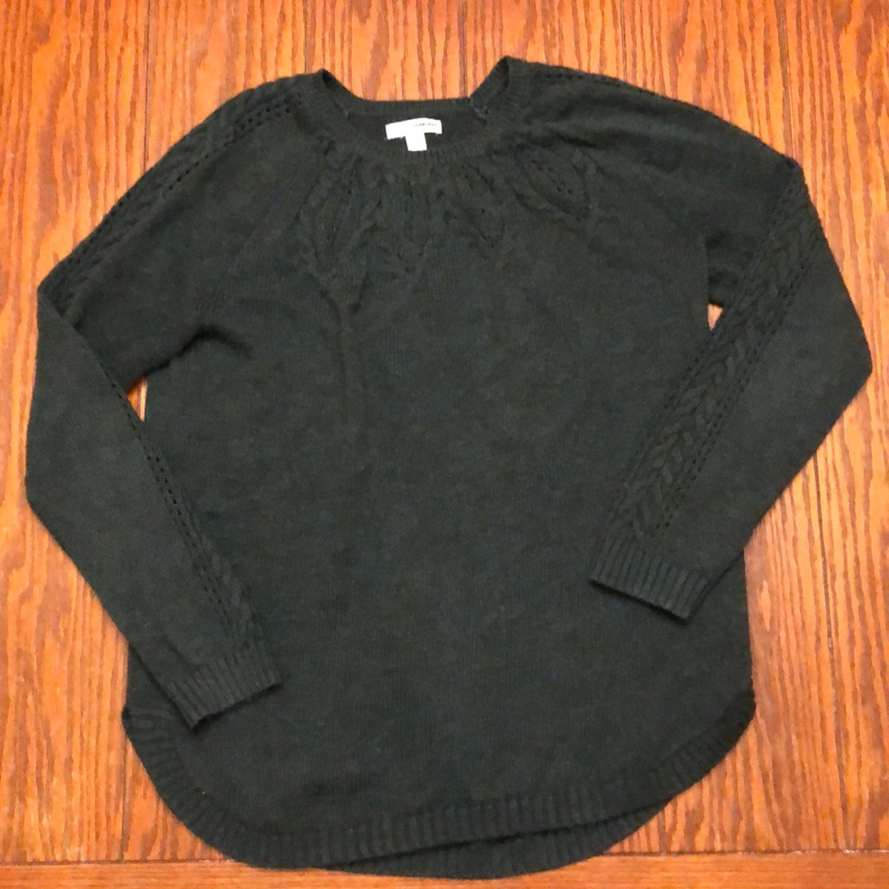 Hunter green tunic sweater size s